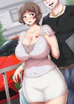 Rating: Explicit Score: 53 Tags: 1boy 1girl ao_madoushi asian_female blush breasts brown_hair bulge edited from_behind golden_jewelry heart_vine_tattoo huge_breasts jewelry milf nightlight open_mouth open_smile outside penis_bulge ponytail purple_eyes queen_of_hearts queen_of_hearts_tattoo ring short_hair short_skirt skin_edit skirt subtle_qoh sweat tattoo wedding_ring User: NightLight