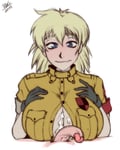 Rating: Questionable Score: 41 Tags: after_sex aryan_female big_breasts big_tiddies british cleavage cum_on_breasts hellsing police_girl seras_victoria tagme titty_fuck white_female white_skin User: Hana