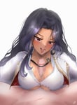 Rating: Explicit Score: 36 Tags: 1boy absurdres black_hair blush breasts cleavage clothed_female_nude_male commentary dark_skin dark-skinned_female english_commentary female gold_necklace highres jewelry large_breasts long_hair looking_at_viewer mole mole_on_breast necklace nijisanji nijisanji_en nude open_mouth paizuri_under_clothes penis red_eyes saliva saliva_on_penis scarle_yonaguni shirt titty_fuck tongue tongue_out virtual_youtuber white_shirt zat_artwork User: Gognar