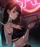 Rating: Questionable Score: 142 Tags: 1488 14_words 1girl asian_female asian_nazi black_clothing black_eyes black_hair bleached bleached_accessory bra choker fishnet_shirt looking_at_viewer midriff midriff_baring_shirt scissors swastika theme_accessories theme_clothing User: Hina