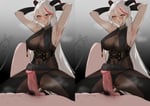 Rating: Explicit Score: 49 Tags: agir_(azur_lane) arms_up azur_lane bodystocking clothed_female_nude_male earrings edited female_on_top large_breasts long_hair precum skin_edit tiankong_pie_ai white_female white_hair white_skin yellow_eyes User: NovaThePious