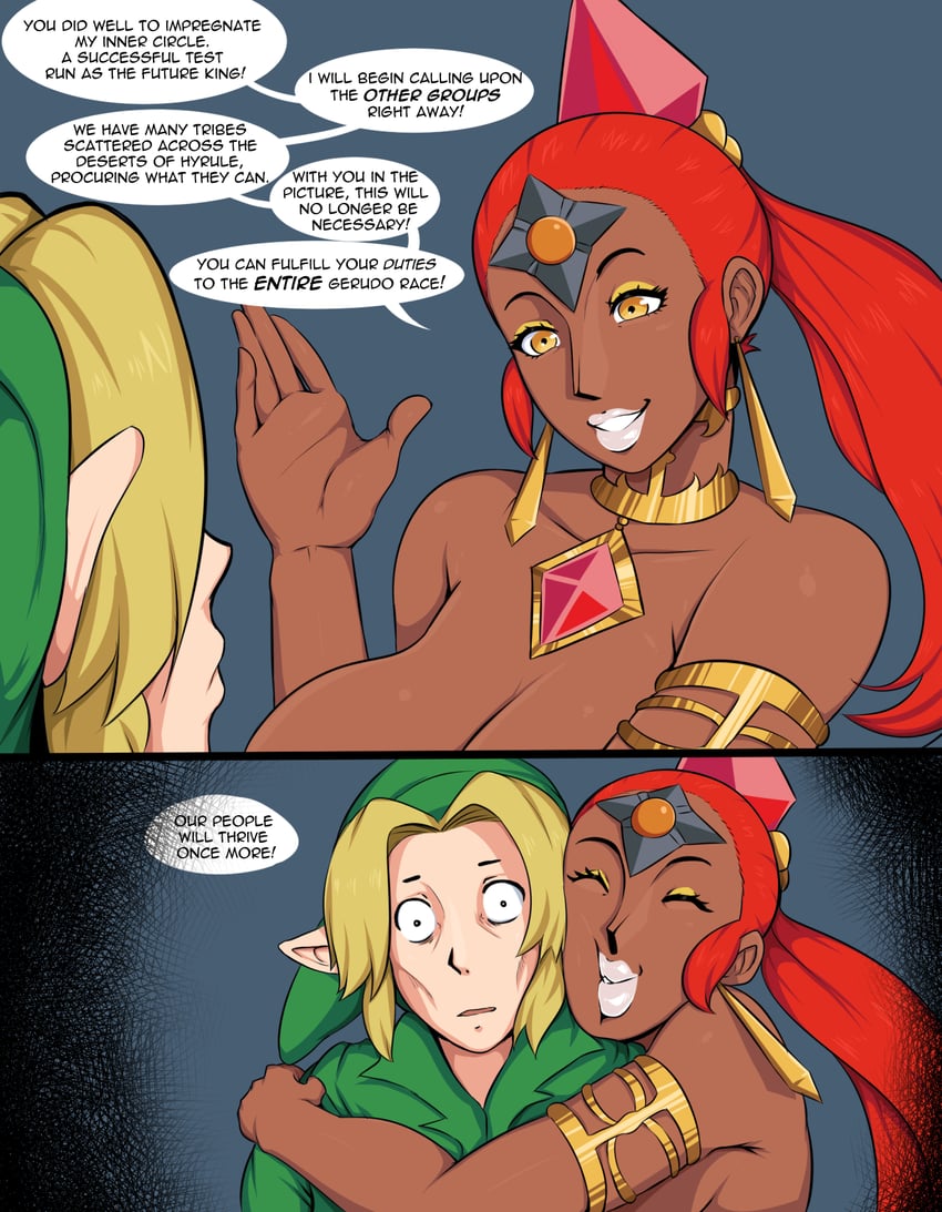 gerudo (nintendo and 3 more) drawn by afrobull